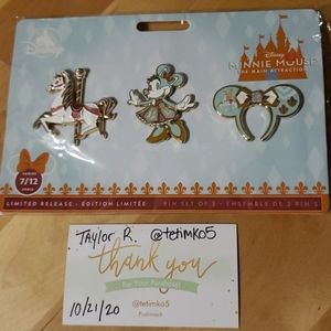 Minnie Main Attraction King Arthur Carrousel Pins
